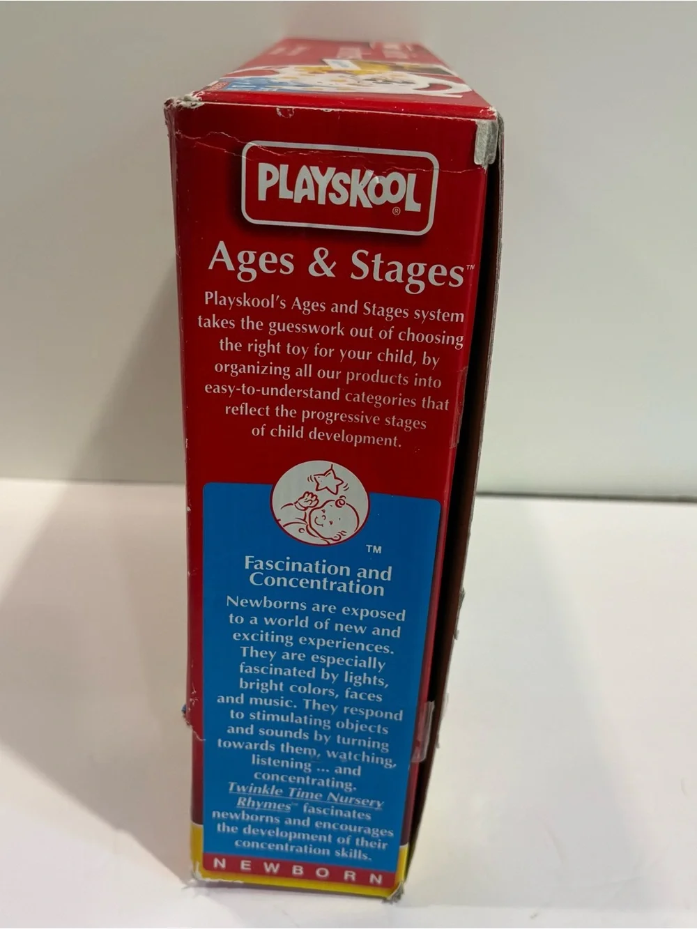 Playskool Twinkle Time Nursery Rhymes Musical Crib Toy 1993 Vtg Works